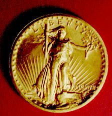 gold Liberty Coin from the Collection