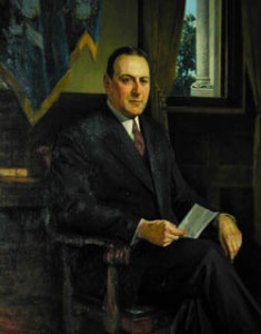 Gov. Hurley portrait painting photo