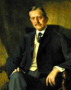 Gov. Roberts portrait painting photo
