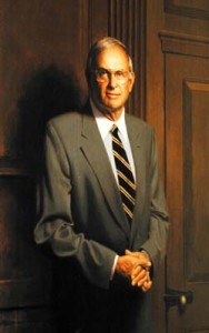 Gov. weiker portrait painting photo