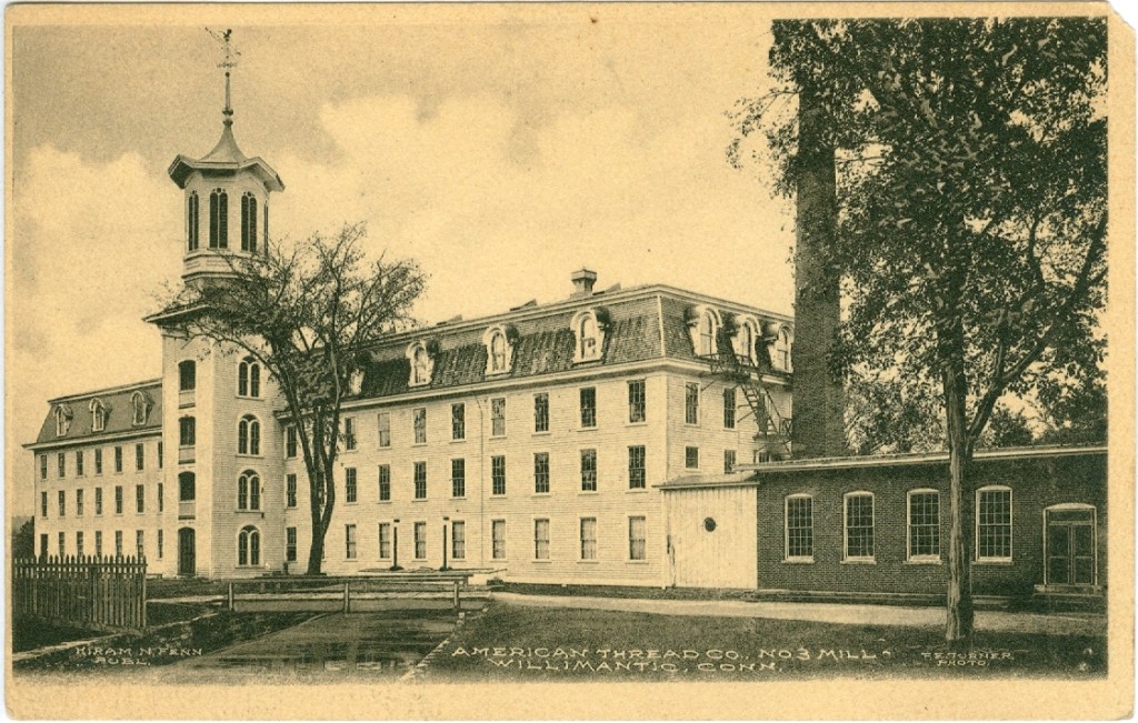 Postcards American Thread Co. Willimantic Museum of Connecticut History
