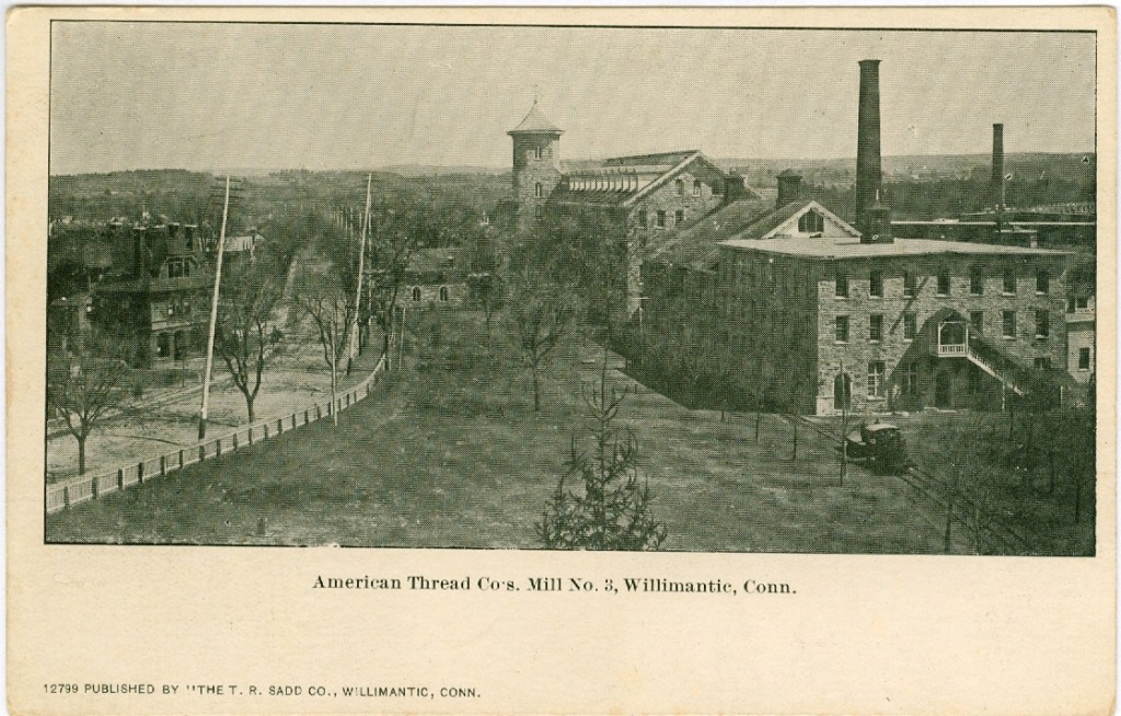 Postcards American Thread Co. Willimantic Museum of Connecticut History