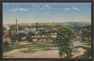 Postcard of The Industrial Heart of the Naugatuck Valley