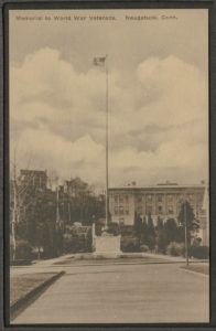 Postcard of Memorial to World War Veterans