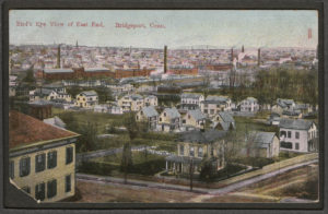 Postcard of Birds-Eye View of East End