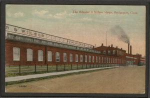 Postcard of The Wheeler & Wilson Shops