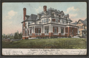 Postcard of Residence A. L. Sessions