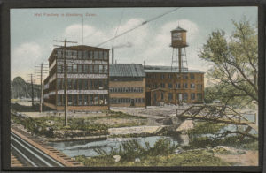 Postcard of Hat Factory