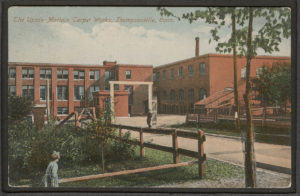 Postcard of The Upson Martain Carpet Works