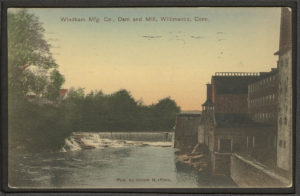 Postcard of Windham Manufacturing Company, Dam and Mill