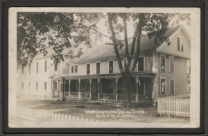 Postcard of Working Mans Social Club