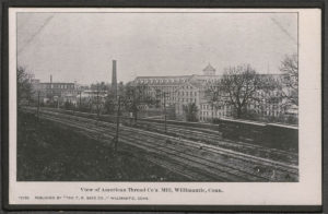 Postcard of View of American Thread Company's Mill