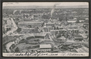 Postcard of Wright's Panoramic View of Hartford