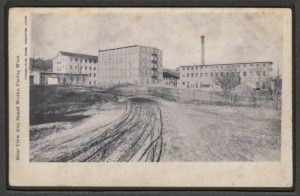 Postcard of Rear View of Key Board Works, Facing West