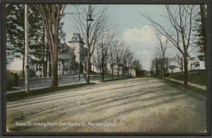 Postcard of Broad Street Looking North from Myrthe Street