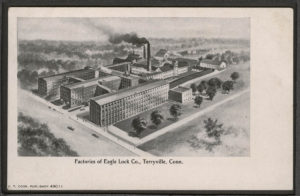 Postcard of Factories of Eagle Lock Company