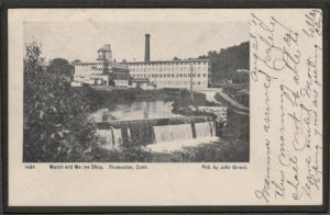 Postcard of Watch and Marine Shop