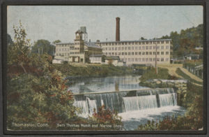 Postcard of Seth Thomas Watch and Marine Shop