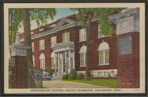 Postcard of Administration Building Wallace Silversmiths