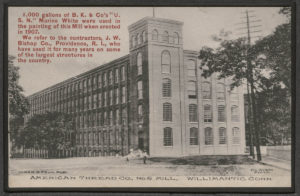 Postcard of American Thread Company's Number 6 Mill