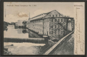 Postcard of American Thread Company's Number 1 Mill