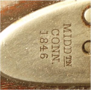 Aston Model 1842 lock marking detail